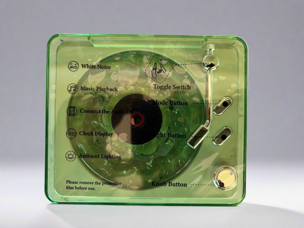 Mini Retro Bluetooth Vintage Speaker with Subwoofer and RGB Night Lamp - Project M Shop