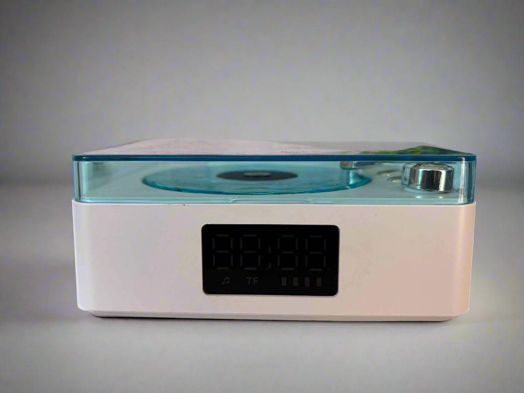 Mini Retro Bluetooth Vintage Speaker with Subwoofer and RGB Night Lamp - Project M Shop