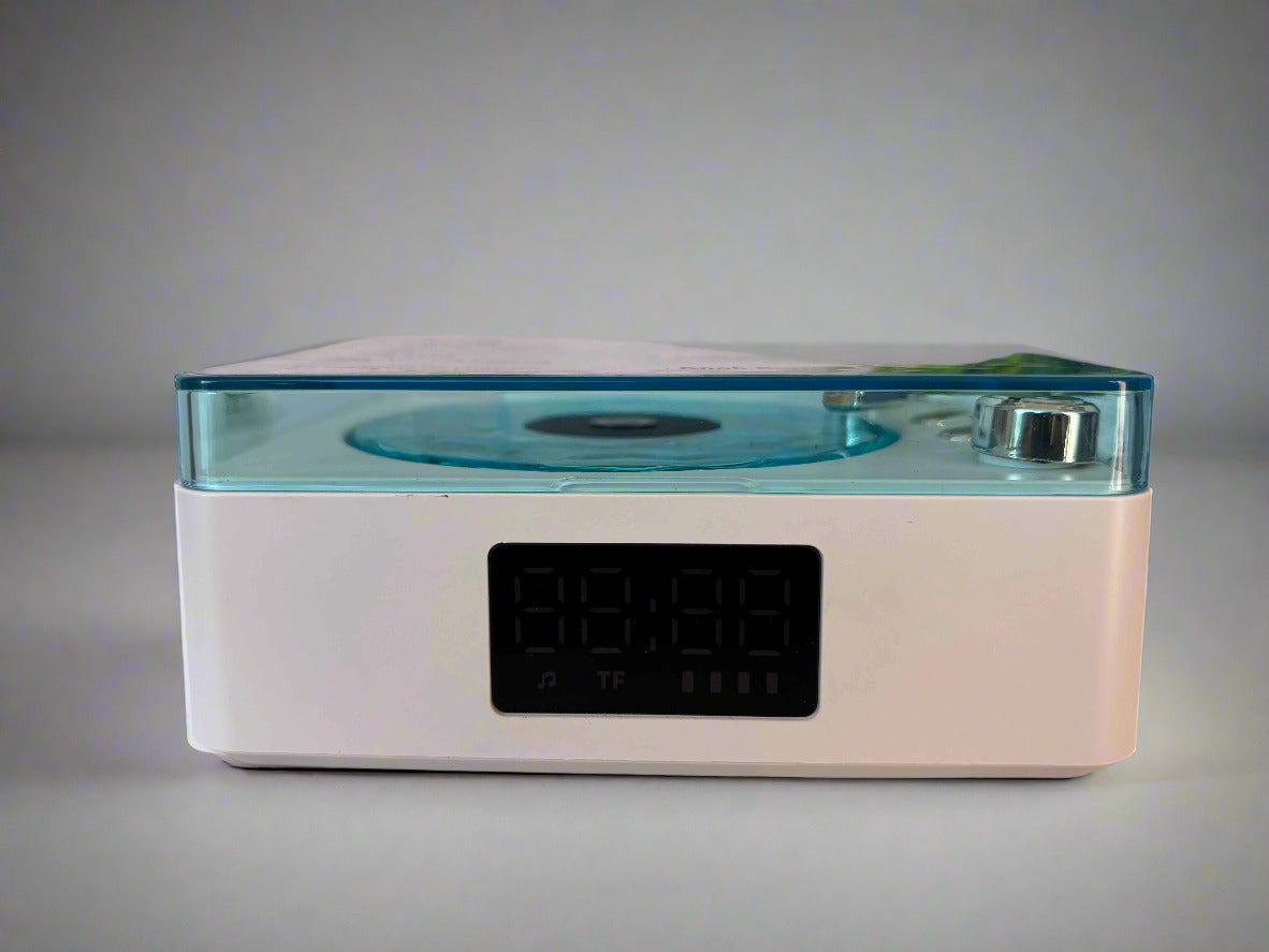 Retro Bluetooth Speaker with RGB Night Lamp – Room Decor Audio