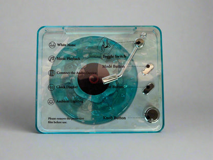 Mini Retro Bluetooth Vintage Speaker with Subwoofer and RGB Night Lamp - Project M Shop