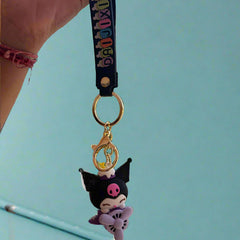 Kuromi 3D Keychain - Adorable Airplane PVC Accessory Hot Selling - Project M Shop