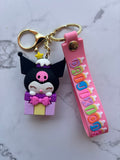 Kuromi Keychain - 3D PVC Keychain in Gift Box - Project M Shop