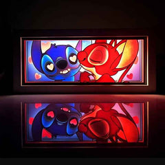 Stitch Love Handmade LED Lamp - Unique Paper Crafted Lighting Decor - Project M Shop