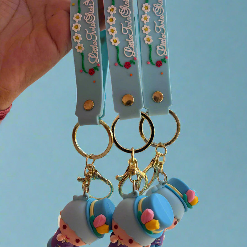 Little Lady with Cap 3D PVC Keychain - Cute Creative Animation 3D PVC Keychain - Project M Shop