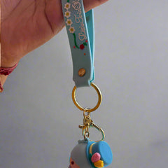 Little Lady with Cap 3D PVC Keychain - Cute Creative Animation 3D PVC Keychain - Project M Shop