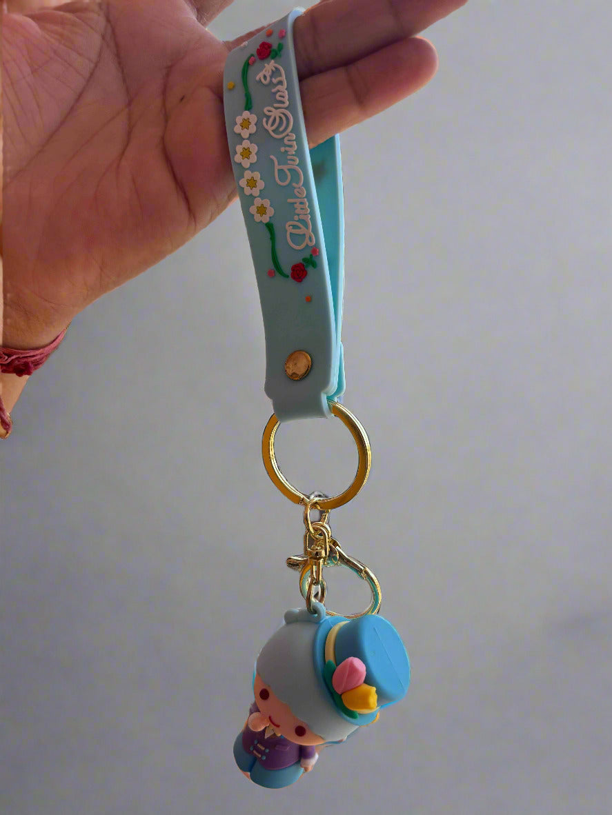 Little Lady with Cap 3D PVC Keychain – Cute Everyday Charm