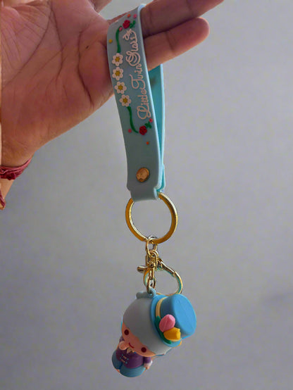 Little Lady with Cap 3D PVC Keychain - Cute Creative Animation 3D PVC Keychain - Project M Shop