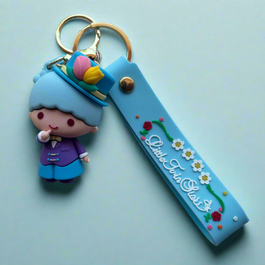 Little Lady with Cap 3D PVC Keychain - Cute Creative Animation 3D PVC Keychain - Project M Shop