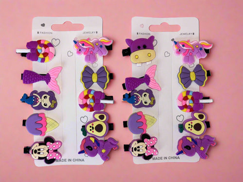 Mermaid Hair Clips – 20 PCs Ocean Theme Style Set