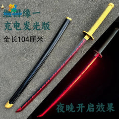 Yoriichi Tsugikuni Red Led Sword 104 CM Full Length - Demon Slayer katana - Project M Shop