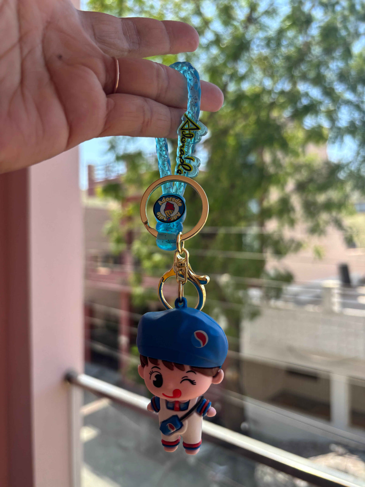 Pep-Si Boy 3D PVC Keychain – Collectible Bag Charm