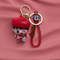 Red Cute Cola Keychain - Adorable 3D PVC Creative Animation Accessory - Project M Shop