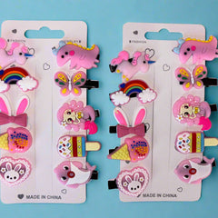 Set of 2 Shark and Ice-Cream Hair Clips for Girls - Project M Shop
