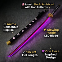 Zoro’s Shusui 105 CM Long LED Katana - One piece Collectable LED katana