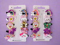 Unicorn Rainbow Hair Clips – 20 PCs Magical Style Set