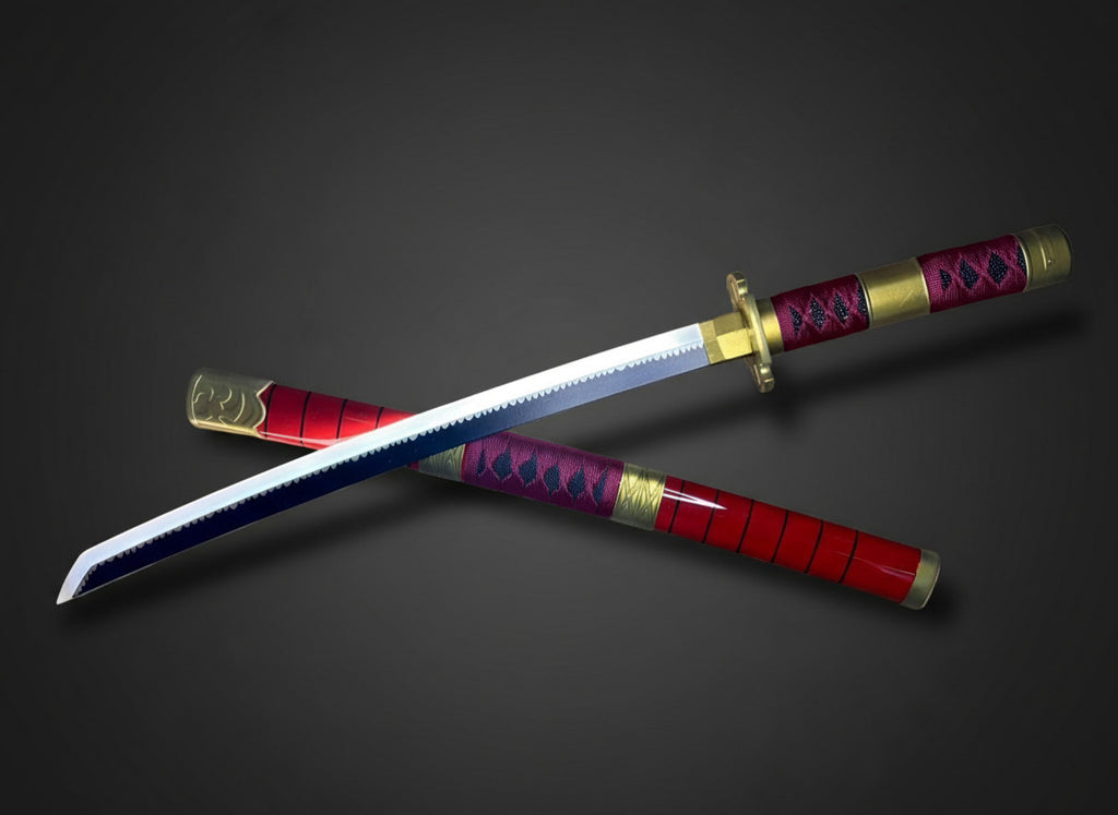 Zoro's Sandai Kitetsu LED 73CM Medium Length Katana - Zoro From One piece - Project M Shop