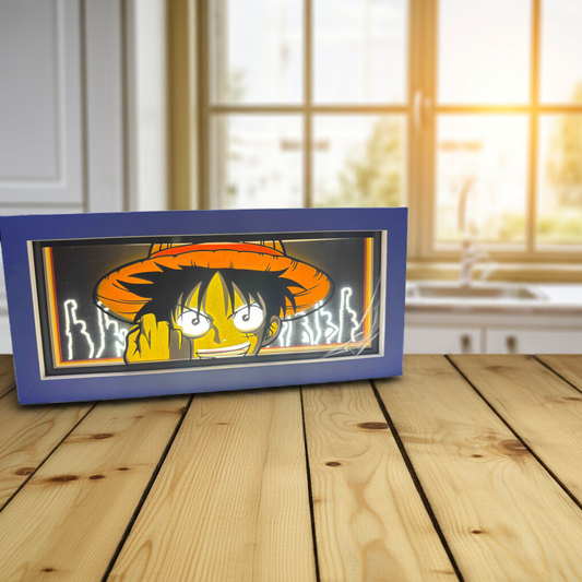 Paper Crafted Luffy - One Piece Style LED Lamp - Project M Shop