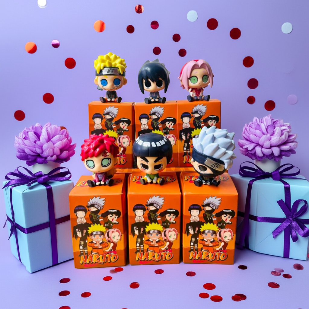 Naruto Mystery Box Figure - Premium Small Anime Figure - Set of 1 Random Figure - Project M Shop
