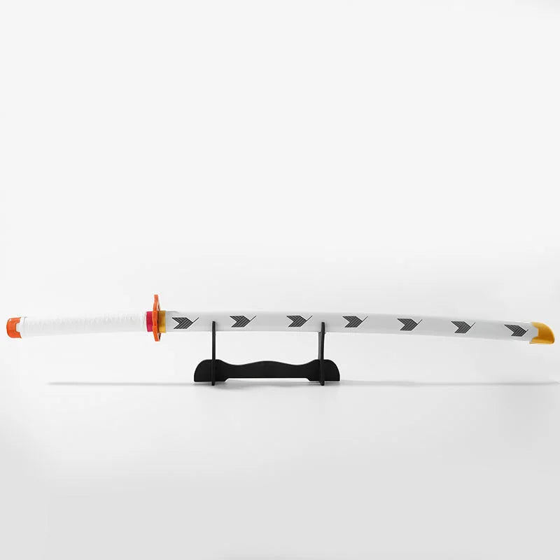 Rengoku Nichirin Katana - Flaming Red LED Sword with White Case - 104 CM Collectible from Demon Slayer