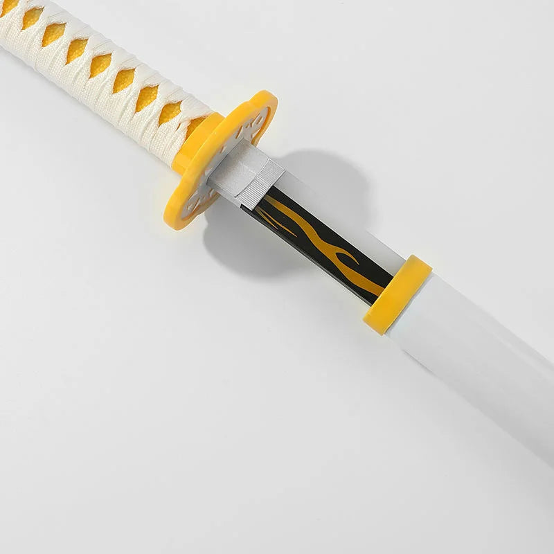 Zenitsu Agatsuma Nichirin LED Wooden Katana 104 CM Full Length | Demon Slayer Katana - Project M Shop