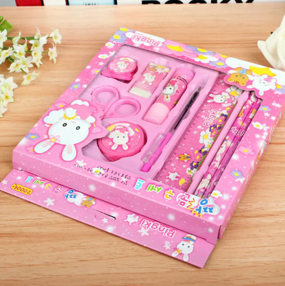 9 Pieces Student Stationery Set - Multifunctional Creative Gift for Children - Project M Shop