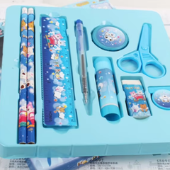 9 Pieces Student Stationery Set - Multifunctional Creative Gift for Children - Project M Shop