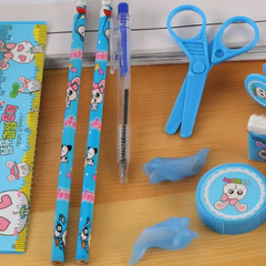 9 Pieces Student Stationery Set - Multifunctional Creative Gift for Children - Project M Shop