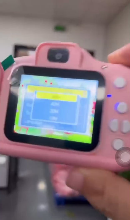 Kids Digital Camera - IPS HD Screen Toy with Dual Back and Selfie Camera, Video, Music, and Games