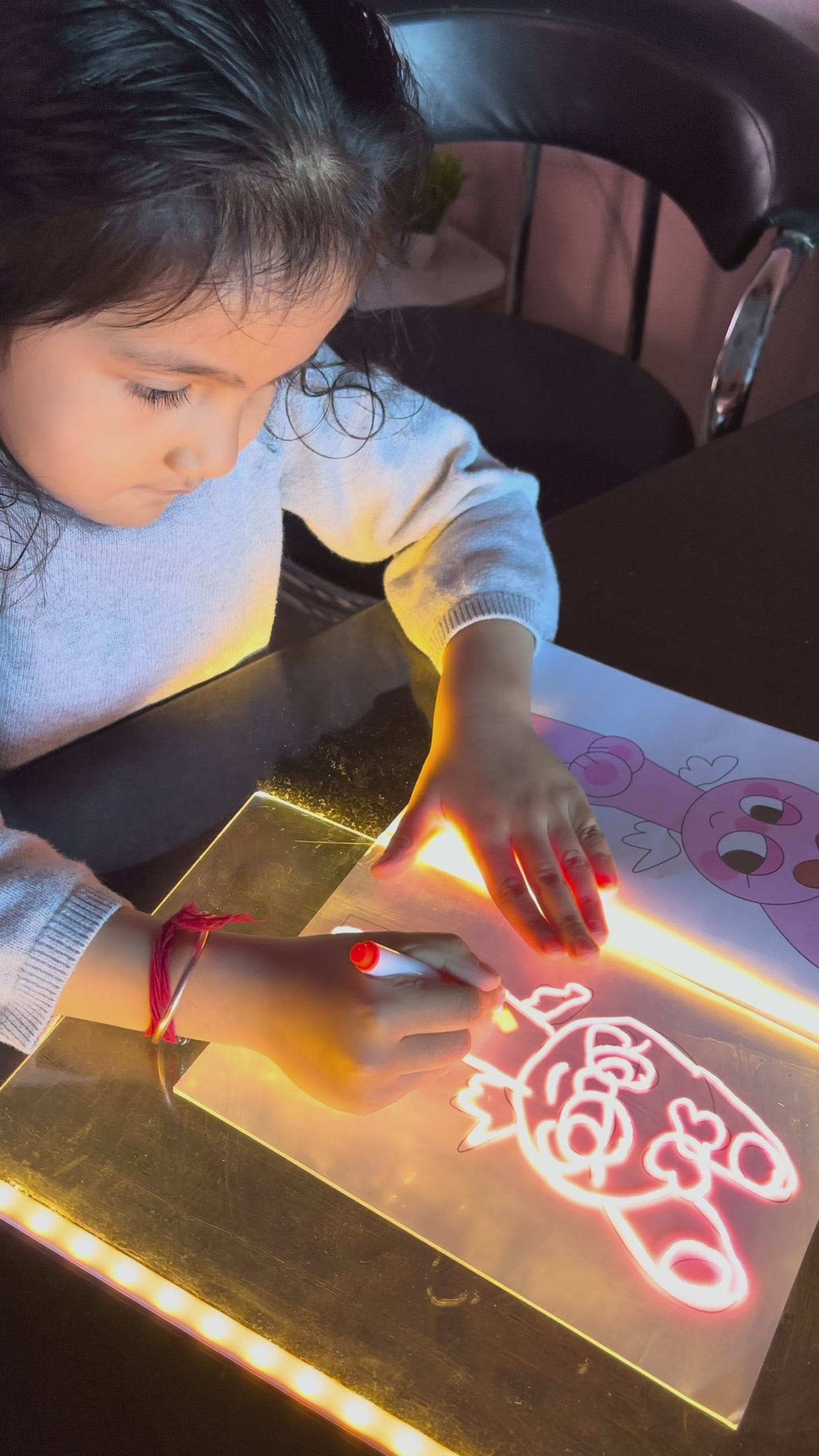 LED Drawing Board for Kids - Glowing Sketch Board for Creative Fun