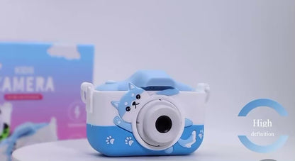 Kids Digital Camera - IPS HD Screen Toy with Dual Back and Selfie Camera, Video, Music, and Games