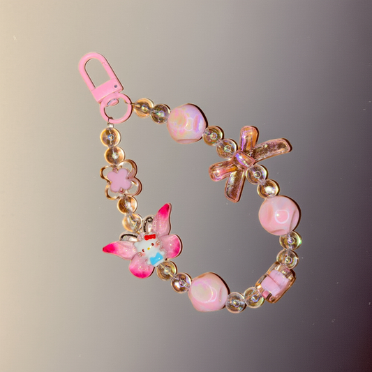 Hello-cat wing Beads Phone/Bag Charm - Project M Shop