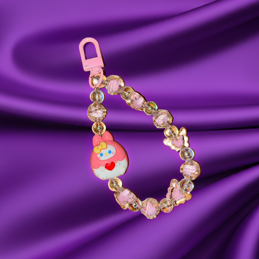 Sanrio pink Beads Phone/Bag Charm - Project M Shop